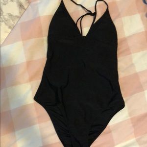 Black One Piece Bathing Suit!!